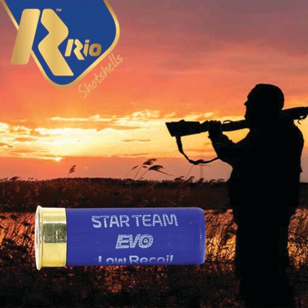 Rio Star Team Shotshells 12 ga 2 3/4" MAX 7/8 oz #7.5 1360 fps 25/ct - Precision Shot Firearms
