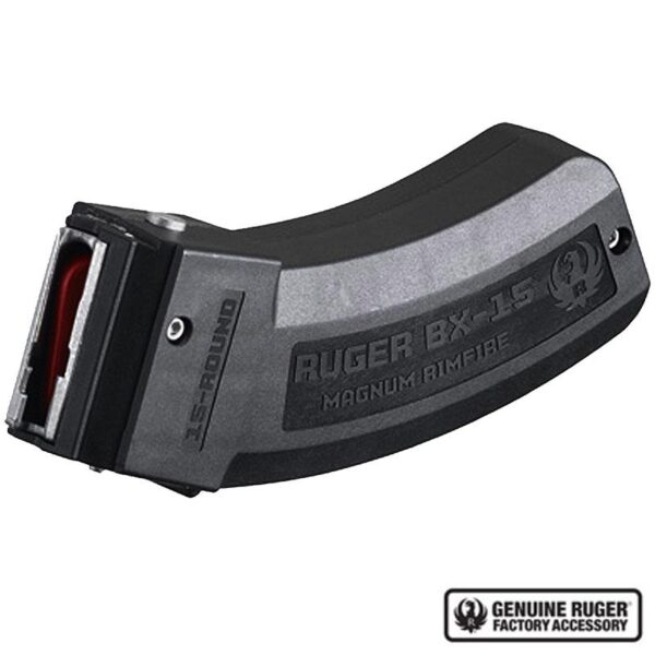 Ruger BX-15 Magnum Rifle Magazine Black .17 HMR/.22 WMR 15/rd - Precision Shot Firearms