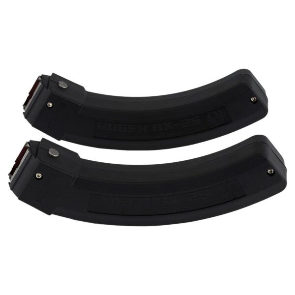 Ruger BX-25 Rifle Magazine Value pack for 10/22 Black .22LR 25/rd 2/ct - Precision Shot Firearms