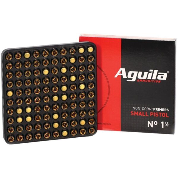 Aguila Small Pistol Primers No. 1 -1/2 1000/ct (Box) - Precision Shot Firearms