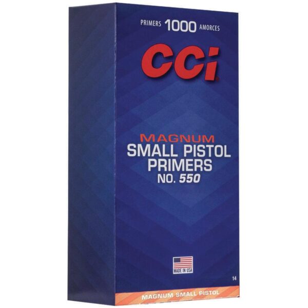 CCI Standard Primers #550 Magnum Small Pistol 1000/ct - Precision Shot Firearms