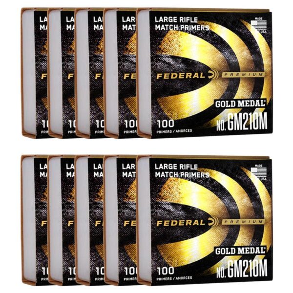 Federal Premium Gold Medal Centerfire Primers-Large Rifle Match - Precision Shot Firearms