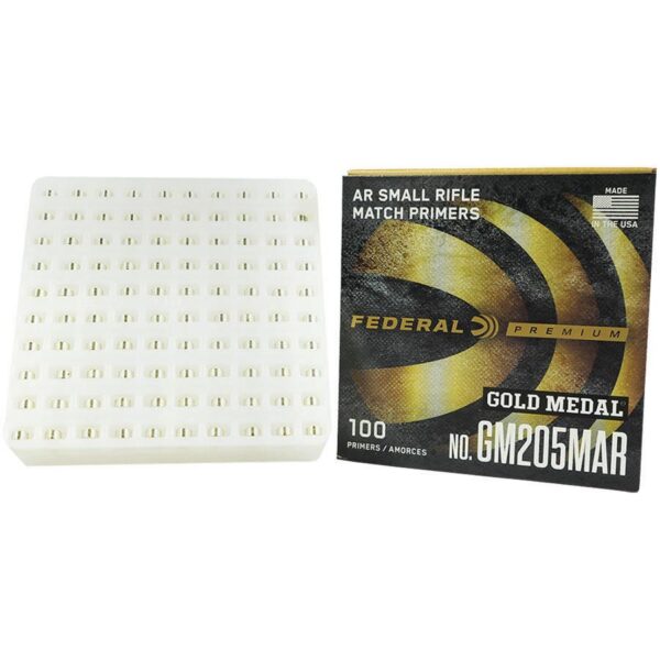 Federal Premium Gold Medal Centerfire Primers AR Small Rifle Match 1000/ct - Precision Shot Firearms