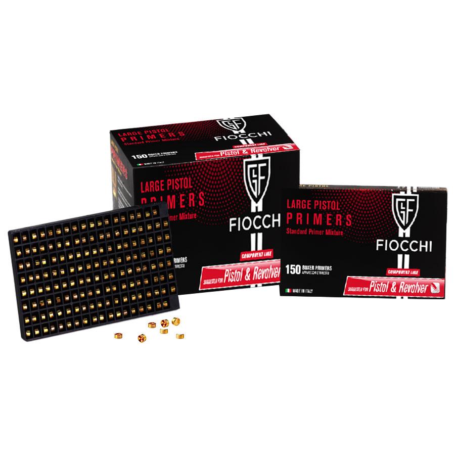 Fiocchi Large Pistol Primers - 1500/ct - Precision Shot Firearms