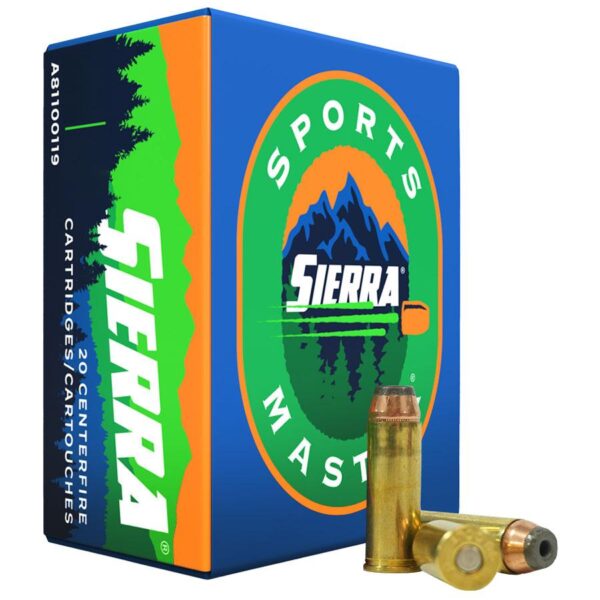 Sierra Sports Master Handgun Ammunition .45 Colt 225gr JHP 20/ct - Precision Shot Firearms