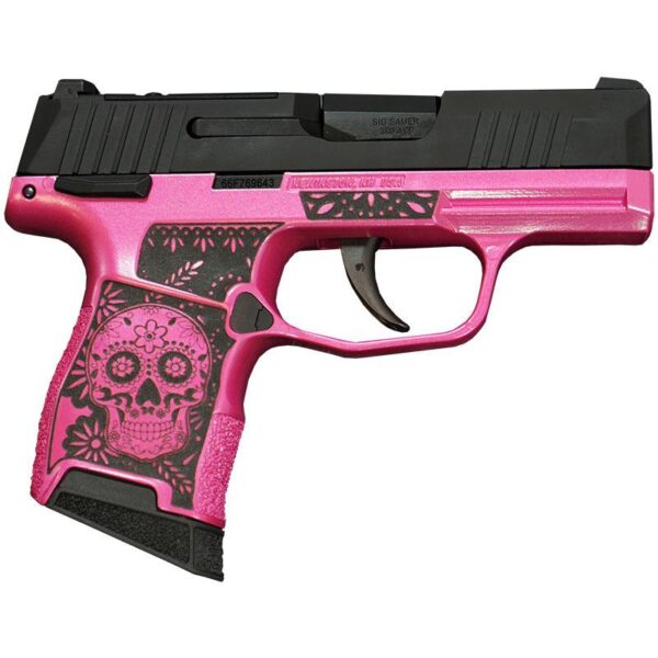 Sig Sauer P365-380-BSS-MS Exclusive "Sugar Skull" Pink Medusa Handgun .380 10rd Magazines (2) 3.1" Barrel - Precision Shot Firearms