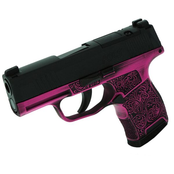 Sig Sauer Exclusive P365 Handgun 9mm Luger 10rd Magazine(2) 3.1" Barrel Filigree Night Sights Optic Ready - Precision Shot Firearms