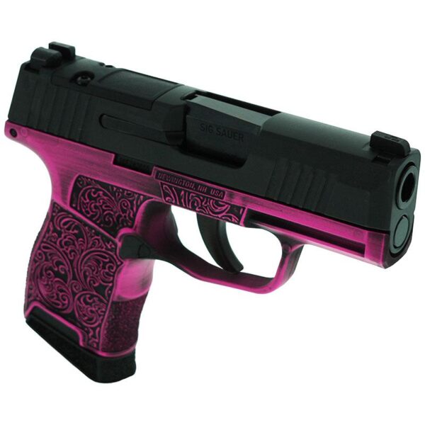 Sig Sauer Exclusive P365 Handgun 9mm Luger 10rd Magazine(2) 3.1" Barrel Filigree Night Sights Optic Ready - Precision Shot Firearms