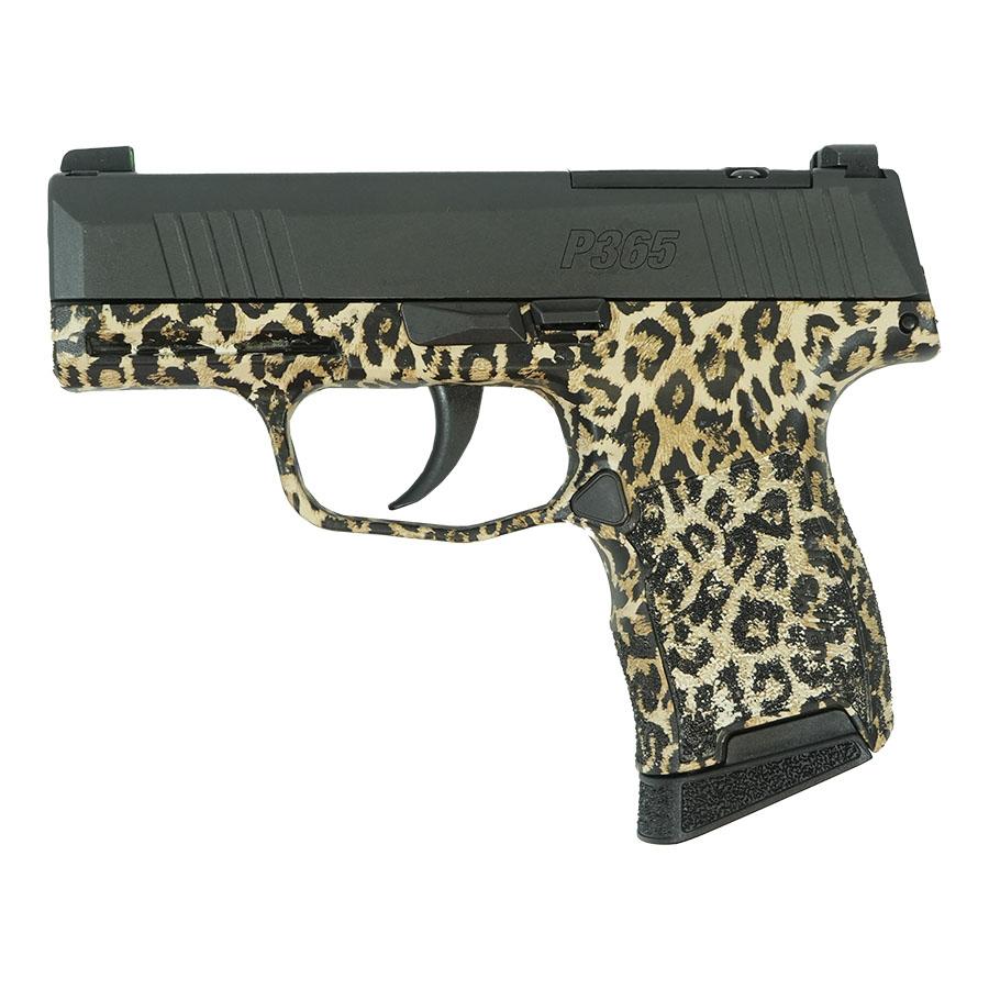 Sig Sauer P365 Leopard Print Optic Ready Handgun 9mm Luger 10rd Magazines(2) 3.1" Barrel X-RAY 3 Sights - Precision Shot Firearms