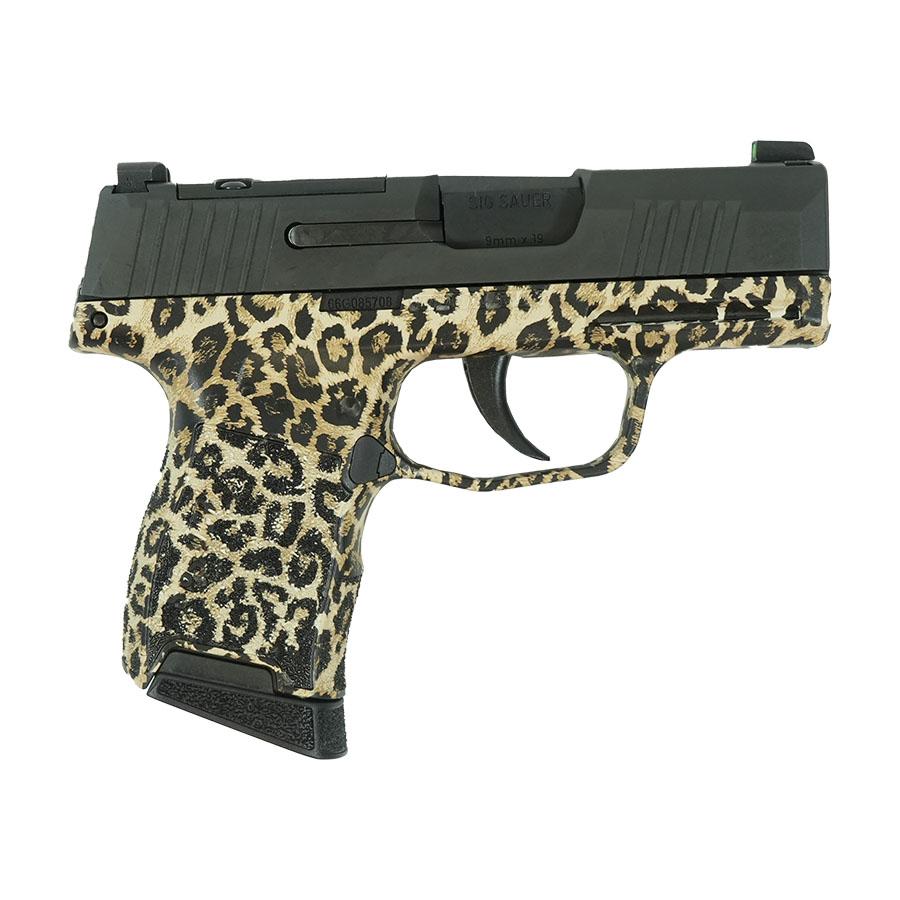 Sig Sauer P365 Leopard Print Optic Ready Handgun 9mm Luger 10rd Magazines(2) 3.1" Barrel X-RAY 3 Sights - Precision Shot Firearms