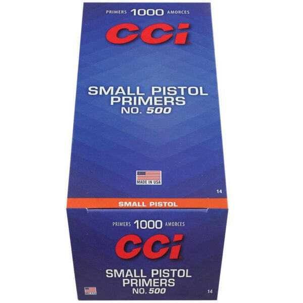 CCI Standard Primers #500 Small Pistol 1000/ct - Precision Shot Firearms