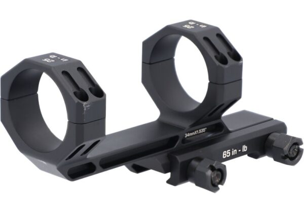 ALPHA MSR SCOPE MOUNT 34MM BLK, SOA20015
