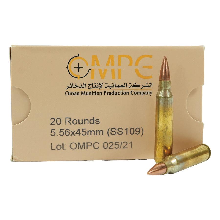 OMPC M855 Steel Core Rifle Ammunition 5.56mm 62gr FMJ 3020 fps 800rds (Boxed in Metal Can) - Precision Shot Firearms