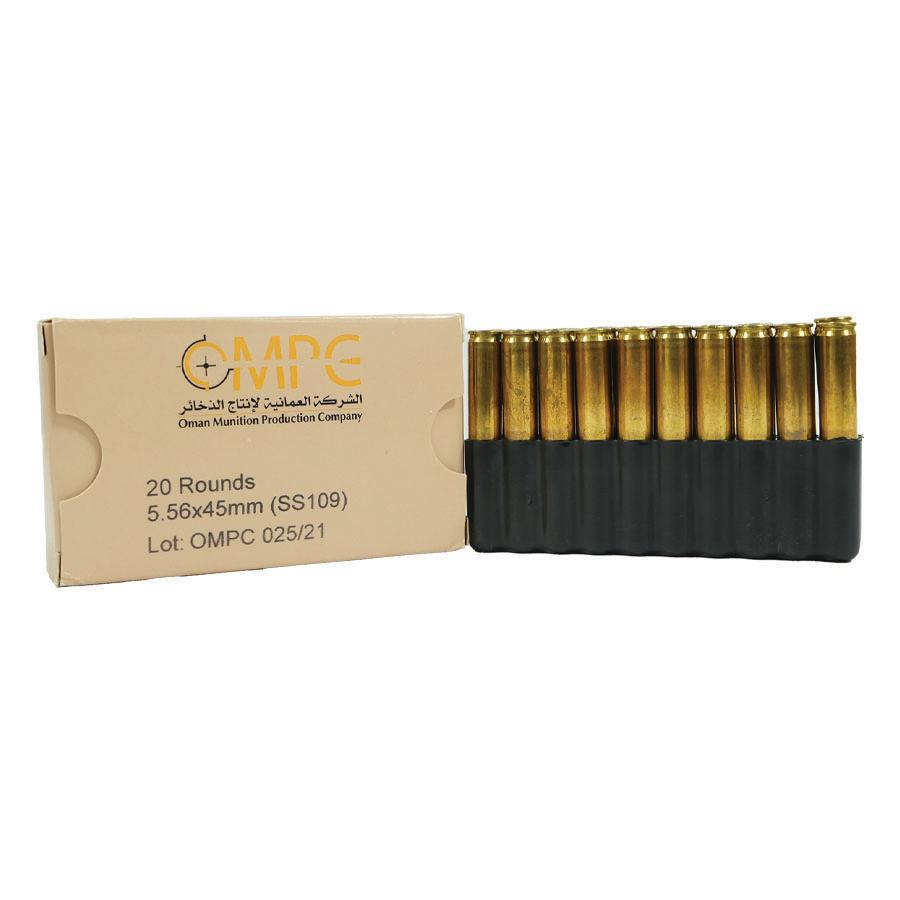 OMPC M855 Steel Core Rifle Ammunition 5.56mm 62gr FMJ 3020 fps 800rds (Boxed in Metal Can) - Precision Shot Firearms
