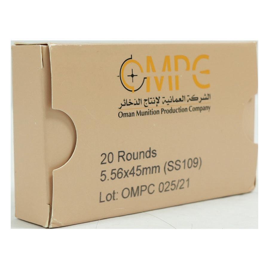 OMPC M855 Steel Core Rifle Ammunition 5.56mm 62gr FMJ 3020 fps 800rds (Boxed in Metal Can) - Precision Shot Firearms
