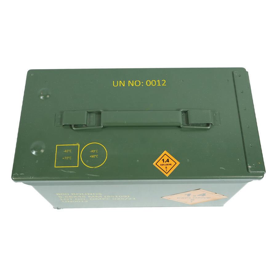 OMPC M855 Steel Core Rifle Ammunition 5.56mm 62gr FMJ 3020 fps 800rds (Boxed in Metal Can) - Precision Shot Firearms