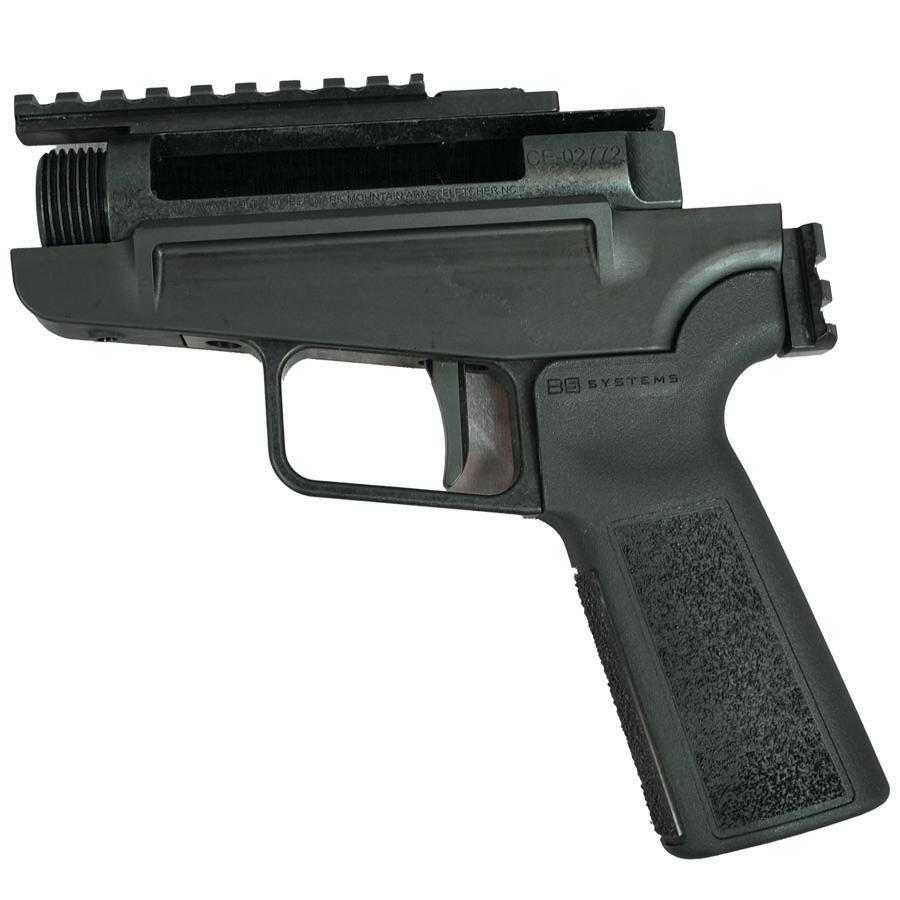 Dark Mountain Stowaway Handgun 9mm Luger Single Shot 5" 1/2x28 Threaded Barrel Black with Brace Adapter - Precision Shot Firearms