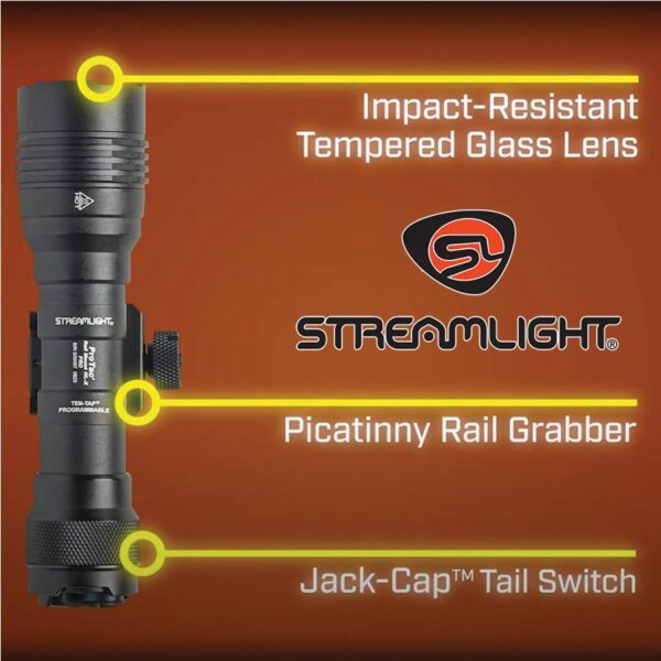 Streamlight ProTac Rail Mount HL-X Pro USB System Black - Precision Shot Firearms