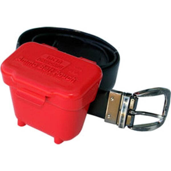MTM Red Ammo Belt Pouch for 22LR to 9mm - Precision Shot Firearms