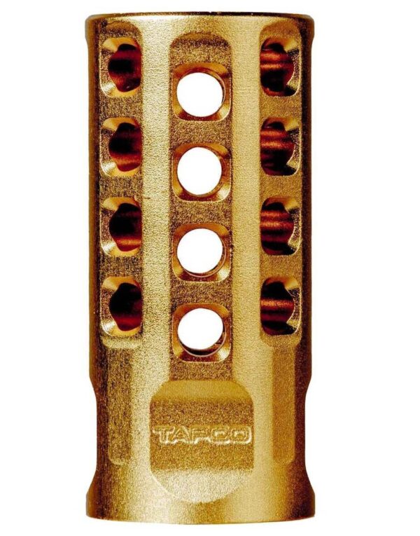 TAPCO 10/22 MUZZLE BRAKE GOLD, TAP22032