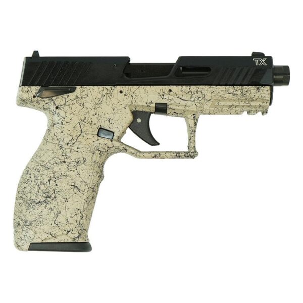 Taurus TX22 Handgun .22 LR 10rd Magazines(2) 4.6" Barrel FDE Splatter on Black Slide/Black Frame - Precision Shot Firearms