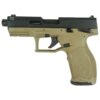 Taurus 2TX22 Handgun .22 LR 16(1)&22(1)rd Magazines 4.6" Threaded Barrel Black Slide/FDE Frame - Precision Shot Firearms