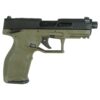 Taurus 2TX22TORO Handgun .22 LR 16(1)&22(1)rd Magazines 4.6" Threaded Barrel Black Slide/ODG Frame - Precision Shot Firearms