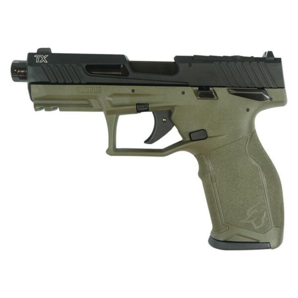 Taurus 2TX22TORO Handgun .22 LR 16(1)&22(1)rd Magazines 4.6" Threaded Barrel Black Slide/ODG Frame - Precision Shot Firearms