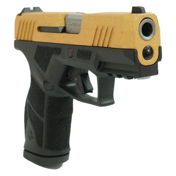 Taurus GX2 "Gold Glitter" Handgun 9mm Luger 13rd Magazines (2) 3.38" Barrel Black Frame/Custom Slide - Precision Shot Firearms
