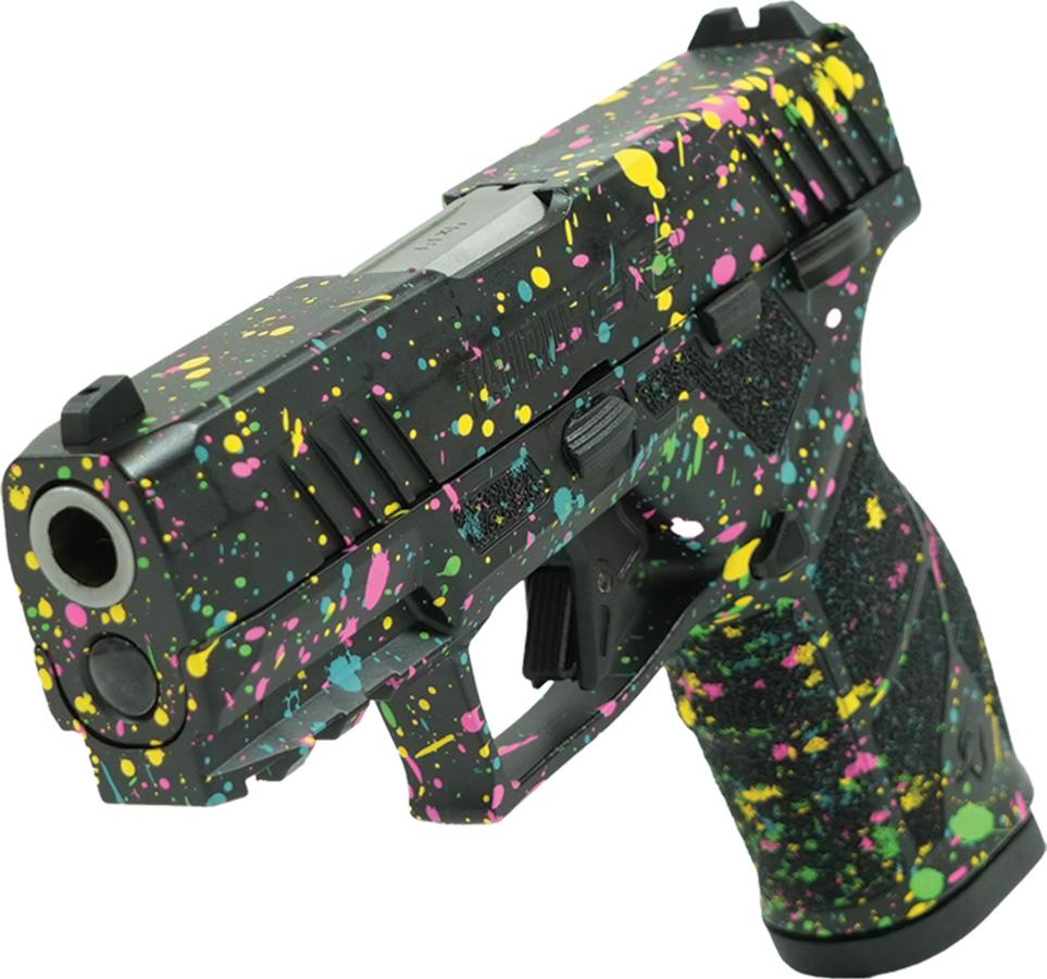 Taurus GX2 "Multi-Color Paint Splatter" Handgun 9mm Luger 13rd Magazines (2) 3.38" Barrel Custom Frame/Slide - Precision Shot Firearms