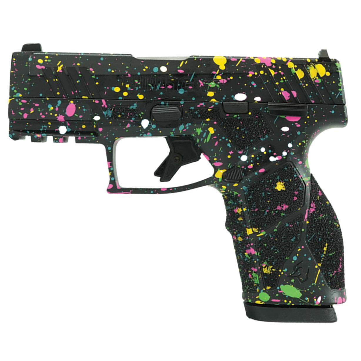 Taurus GX2 "Multi-Color Paint Splatter" Handgun 9mm Luger 13rd Magazines (2) 3.38" Barrel Custom Frame/Slide - Precision Shot Firearms