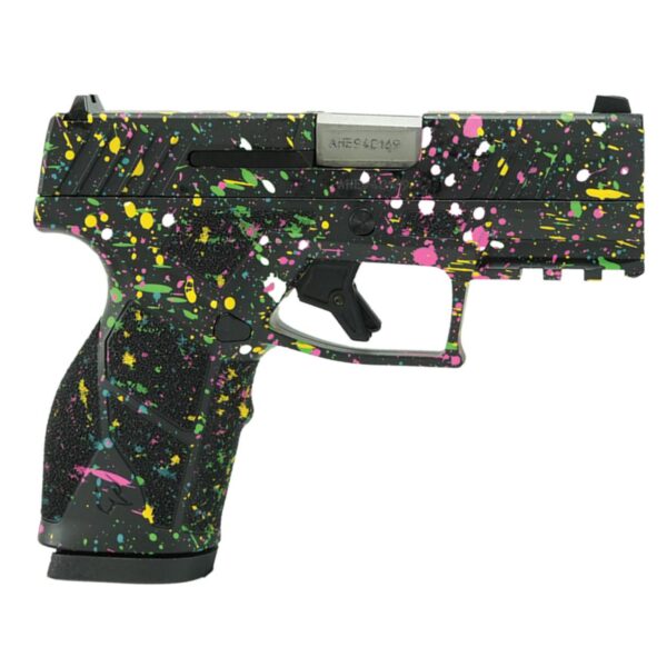 Taurus GX2 "Multi-Color Paint Splatter" Handgun 9mm Luger 13rd Magazines (2) 3.38" Barrel Custom Frame/Slide - Precision Shot Firearms