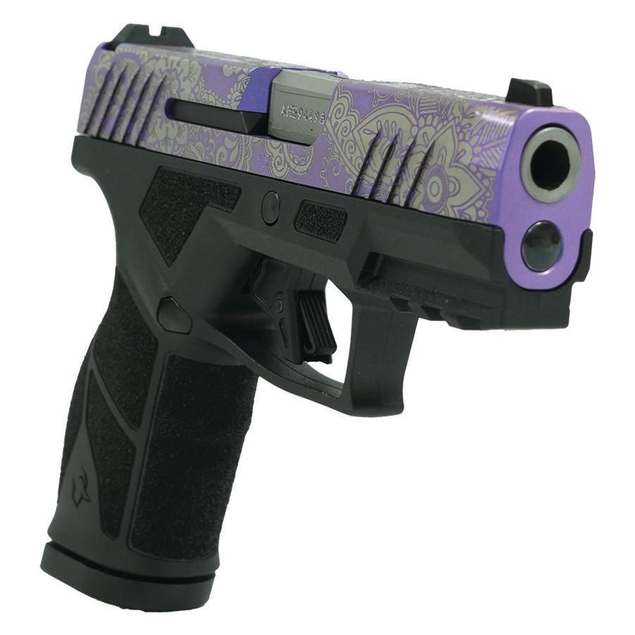 Taurus GX2 "Purple Paisley" Handgun 9mm Luger 13rd Magazines (2) 3.38" Barrel Black Frame/Custom Slide - Precision Shot Firearms