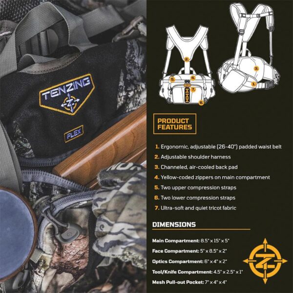 Tenzing Flex Lumbar Pack Mossy Oak Breakup Country Camo - Precision Shot Firearms