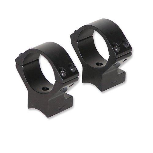 Talley Lightweight Alloy Scope Mounts - Black Anodized - 30mm - Medium Weatherby Vanguard - Precision Shot Firearms