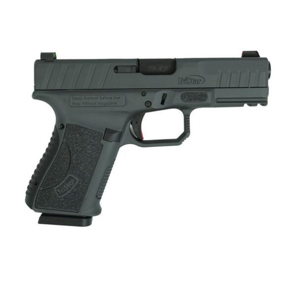 Tristar APOC Handgun 9mm Luger 15rd Magazine(2) 4" Barrel Fiber Optic Sights Black Sniper Gray - Precision Shot Firearms