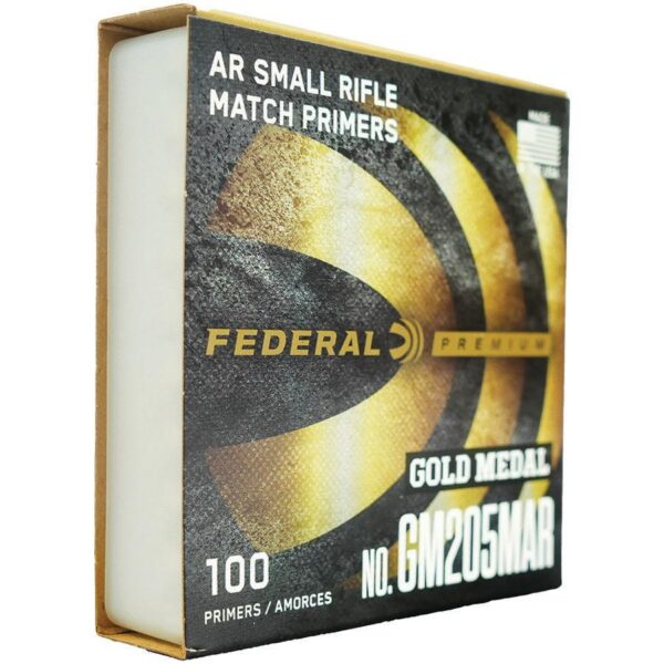 Federal Premium Gold Medal Centerfire Primers AR Small Rifle Match 1000/ct - Precision Shot Firearms