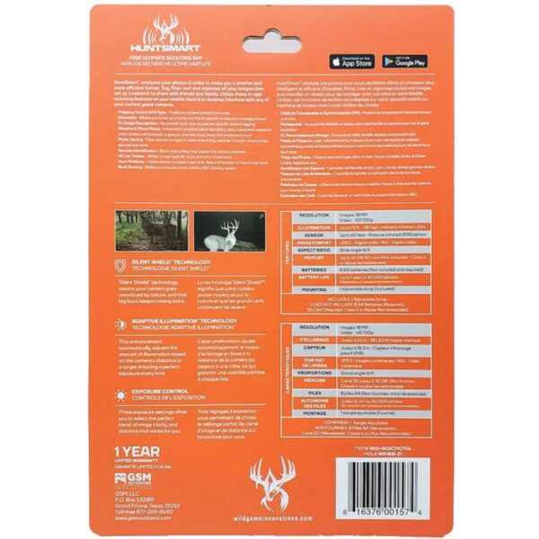 Wildgame Innovations Wraith Family & Friend Sharable Trail Camera 18MP IR Brown - Precision Shot Firearms