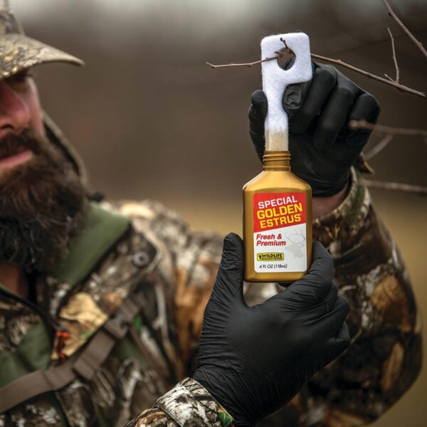 Wildlife Research Special Golden Estrus - Fresh & Super Premium Whitetail Doe Urine with Estrus Secretions 1 FL OZ - Precision Shot Firearms