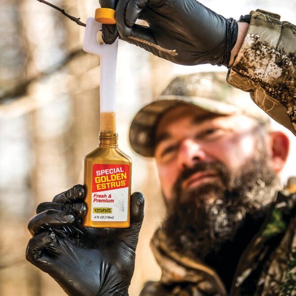 Wildlife Research Special Golden Estrus - Fresh & Super Premium Whitetail Doe Urine with Estrus Secretions 1 FL OZ - Precision Shot Firearms