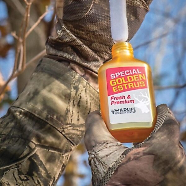 Wildlife Research Special Golden Estrus - Fresh & Super Premium Whitetail Doe Urine with Estrus Secretions 1 FL OZ - Precision Shot Firearms