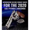 Wilson Combat Rear Sight for Colt 2020 Python/Anaconda Adjustable Serrated Blade Black - Precision Shot Firearms