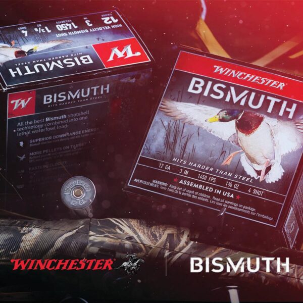 Winchester Bismuth Shotgun Ammunition 12 ga 3 #4 1-3/8 oz 1450 fps 25/ct - Precision Shot Firearms