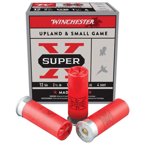 Winchester Super-X High-Brass Shotshells 12 ga 2-3/4" 1-1/4 oz 1330 fps #4 25/ct - Precision Shot Firearms