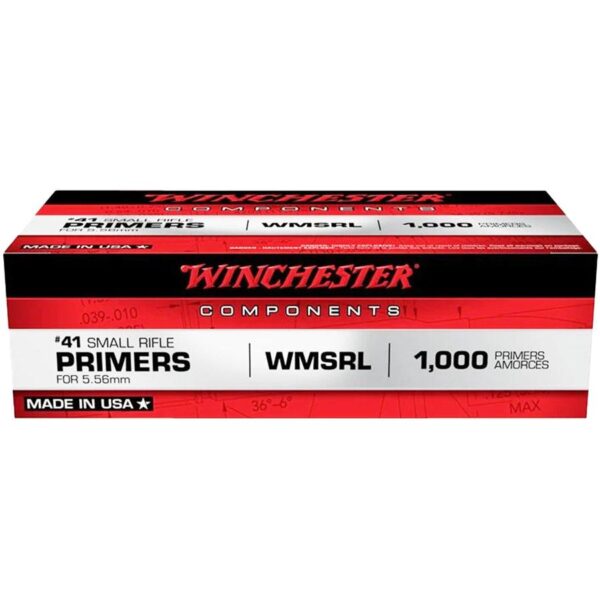 Winchester #41 WMSRL Primers for 5.56 | AR-15 Primers 1000/ct - Precision Shot Firearms