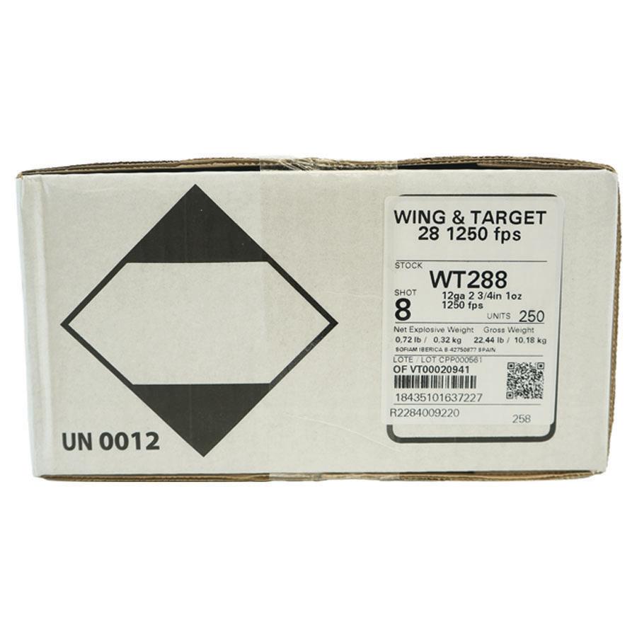 Rio Wing & Target Shotshells 12ga 1oz 2-3/4" 1250 fps #8 250/ct Case (10 Boxes of 25/ct) - Precision Shot Firearms