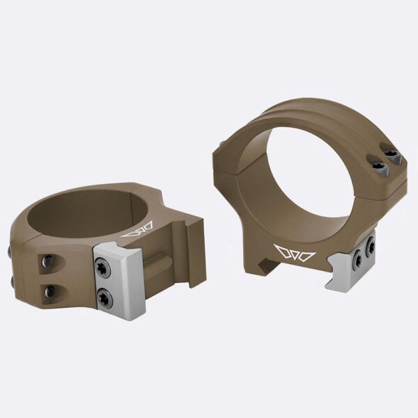 Warne HyperLite 34mm Low Dark Earth Scope Rings - Precision Shot Firearms