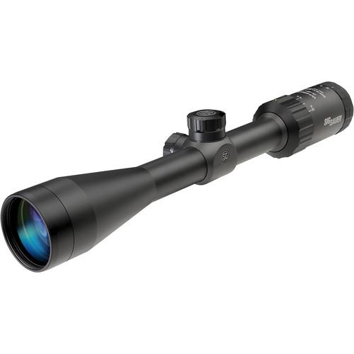 SSig Sauer Whiskey3 Rifle Scope - 3-9x40mm 1" SFP BDC-1 Quadplex 0.25 MOA - Black - Precision Shot Firearms