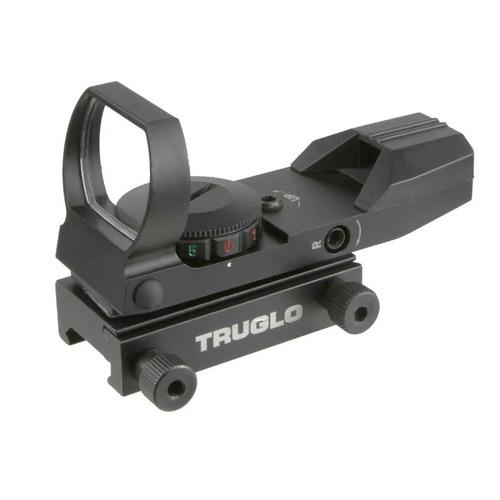 Truglo Dual Color Open Red Dot Sight 24x34mm 5 MOA Reticle Illuminated Black - Precision Shot Firearms