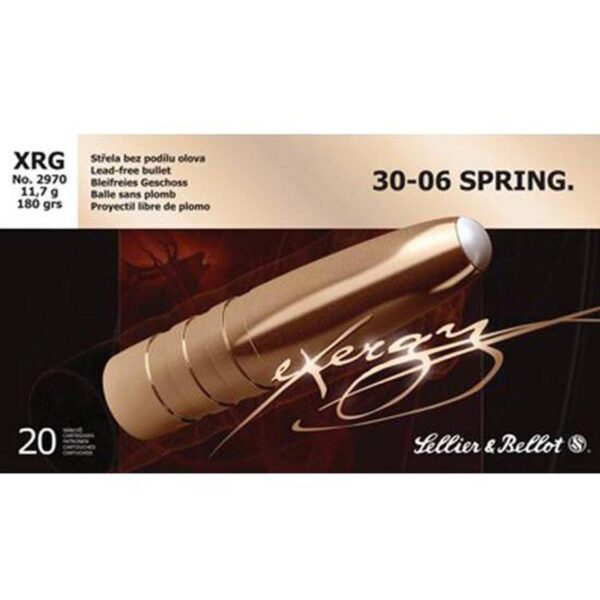 Sellier & Bellot eXergy Blue Solid Copper 30-06 180gr SP 20/rd - Precision Shot Firearms